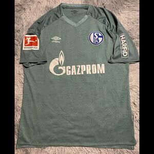 SCHALKE 2021/22 Match ISSUE WORN Jersey Bozdogan 40 Bundesliga GERMANY